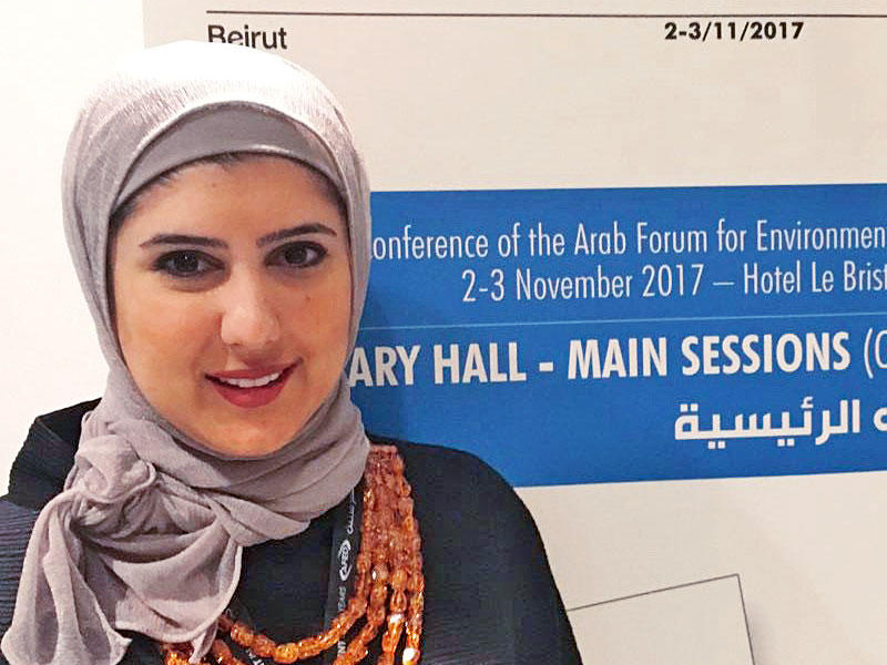 الأمينة العامة وممثلة الجمعية في المنتدى جنان بهزاد