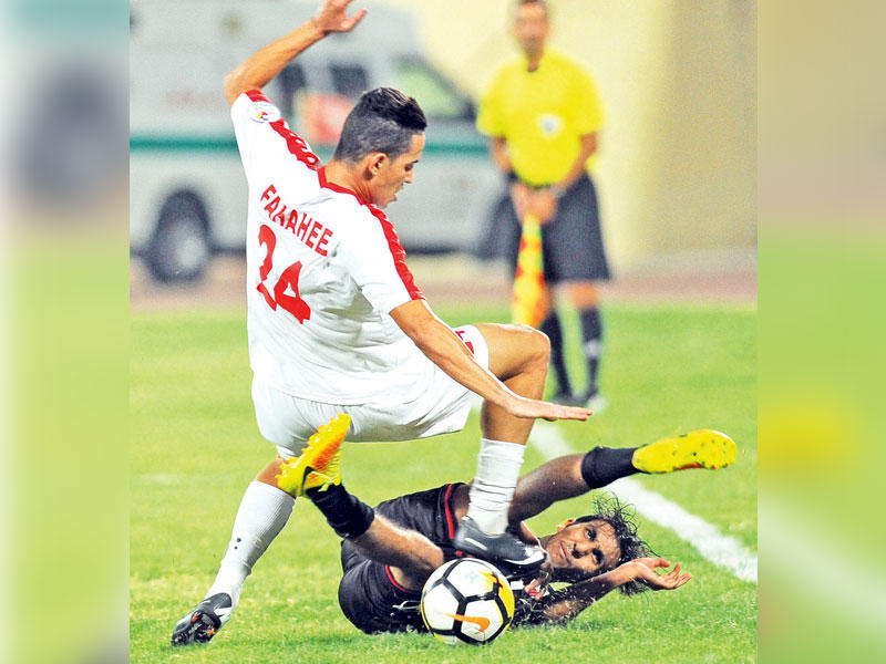 جانب من لقاء الفحيحيل وخيطان (تصوير عبدالله الخلف)