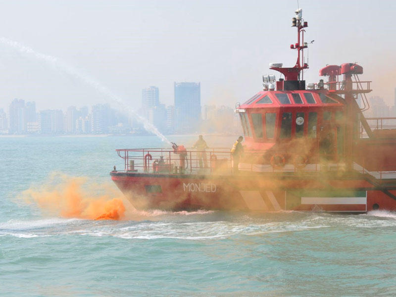 جانب من التمرين البحري 