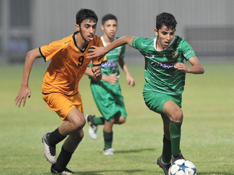 جانب من مباراة العربي والقادسية