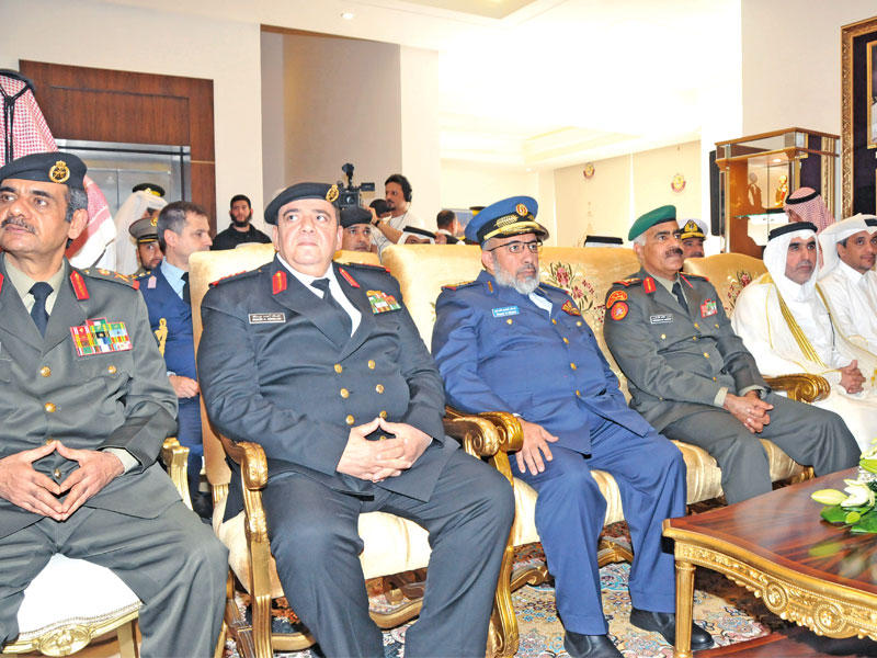 الخضر والغانم في حفل الافتتاح