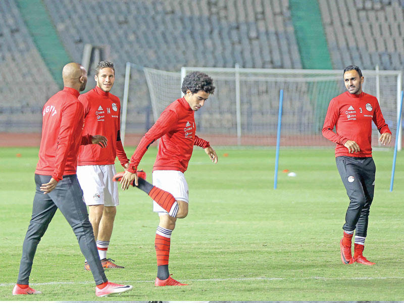 حصة تدريبية لمنتخب مصرn