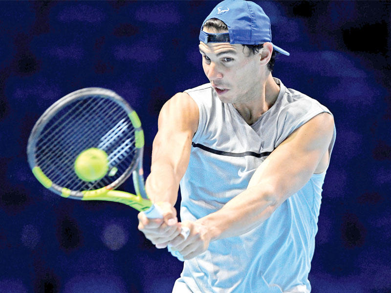 اللاعب الإسباني رفائيل نادال