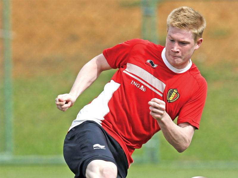 لاعب وسط منتخب بلجيكا كيفن دي بروين