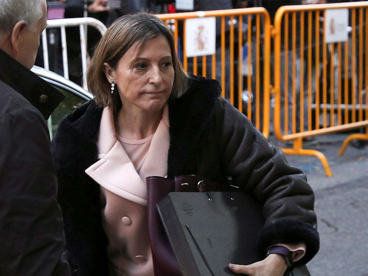 رئيسة برلمان كتالونيا كارمي فوركاديل