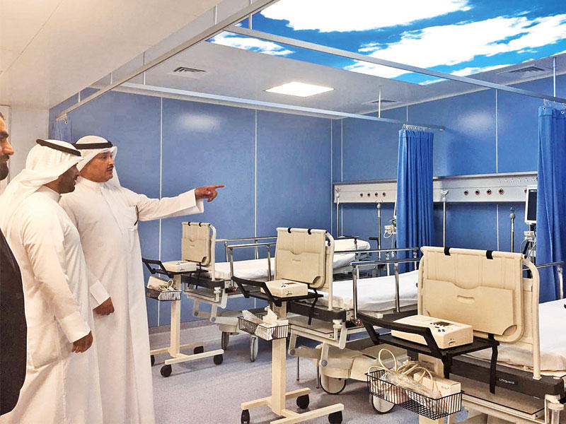 الحربي في غرفة «الطوارئ» بمستشفى الجهراء