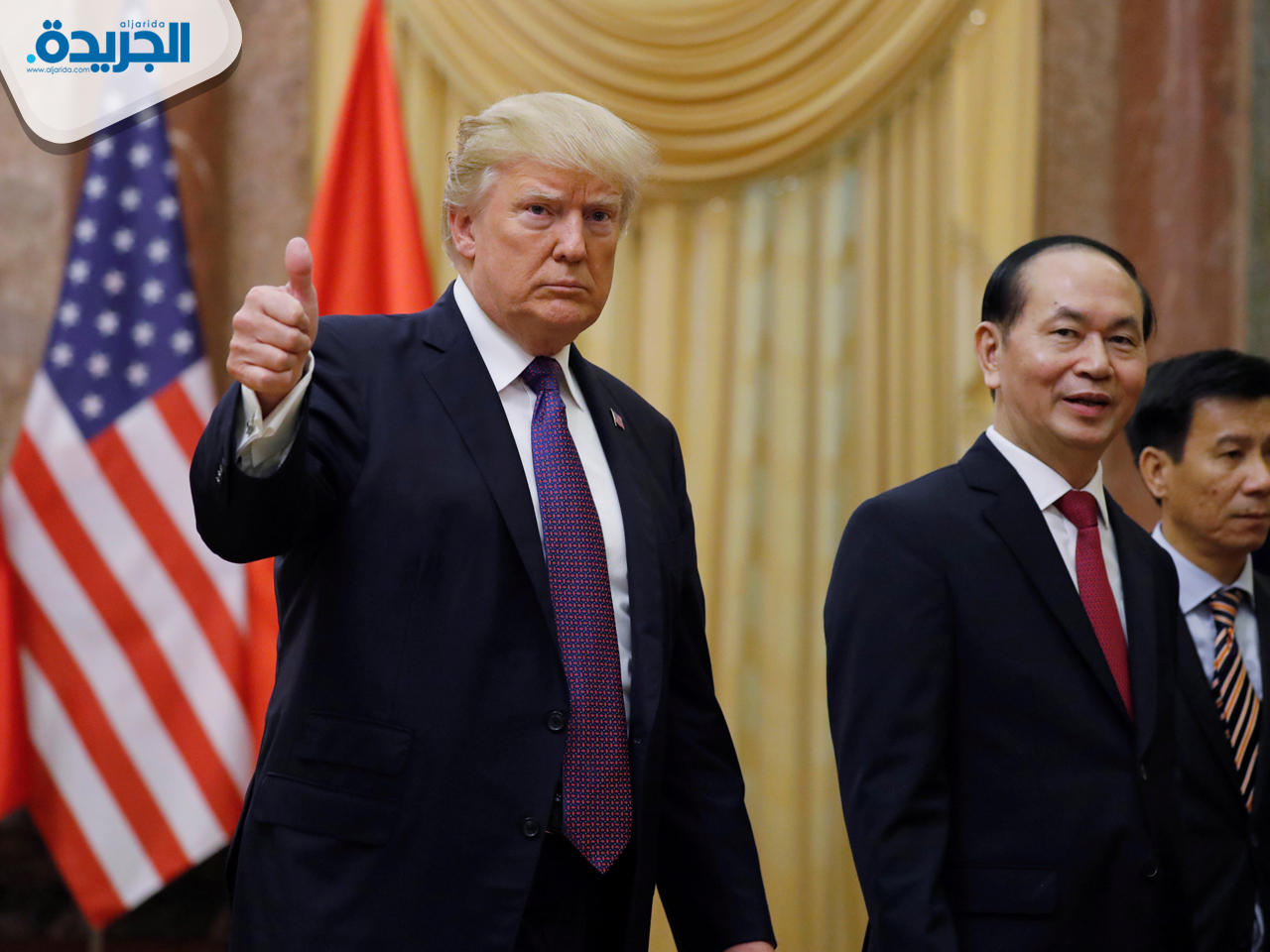 ترامب مع رئيس فيتنام