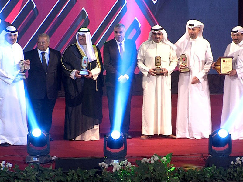 جانب من الحفل الختامي لمونديال القاهرة للأعمال الفنية والاعلام وحصد دولة الكويت المركز الأول من حيث عدد الجوائز والمشاركات