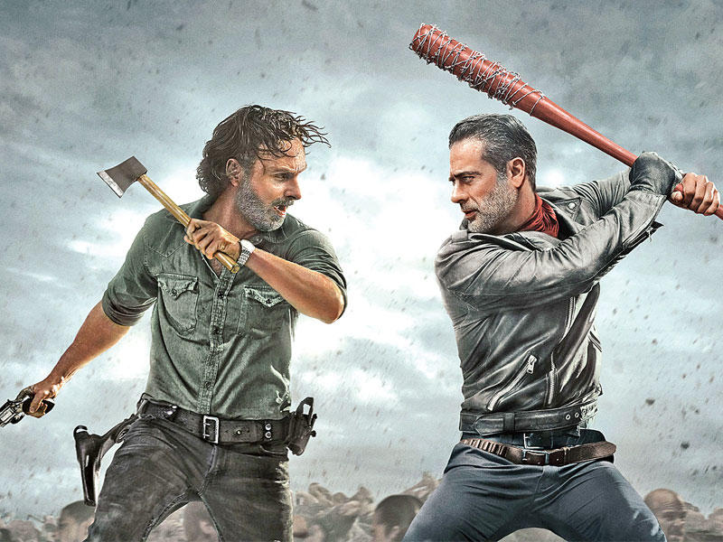 مشهد من مسلسل «الموتى السائرون»