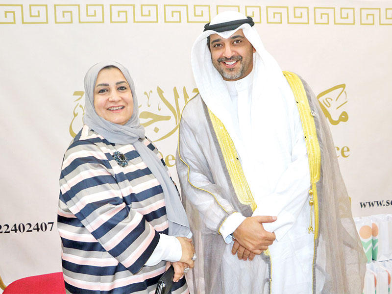 العبدالله مع وفاء العرادي