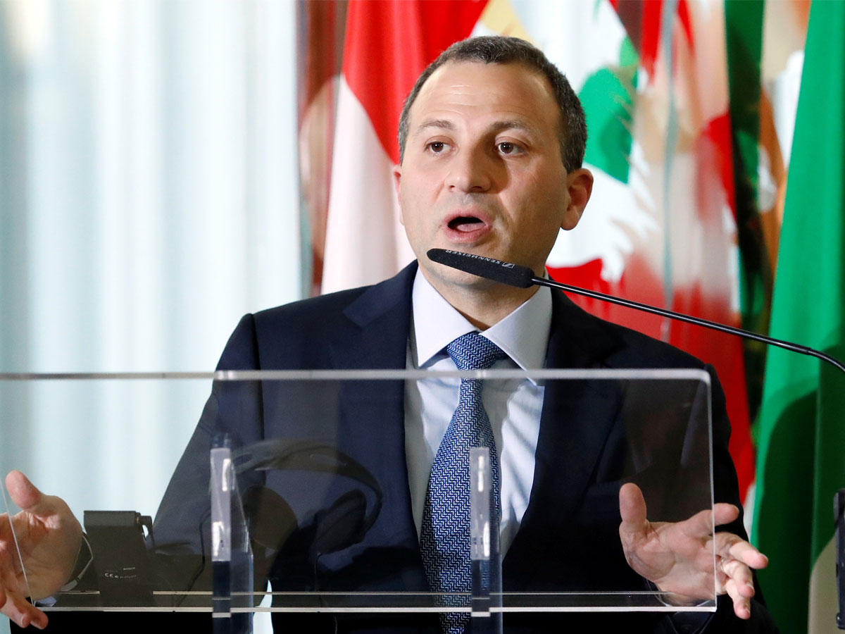 وزير الخارجية اللبناني جبران باسيل