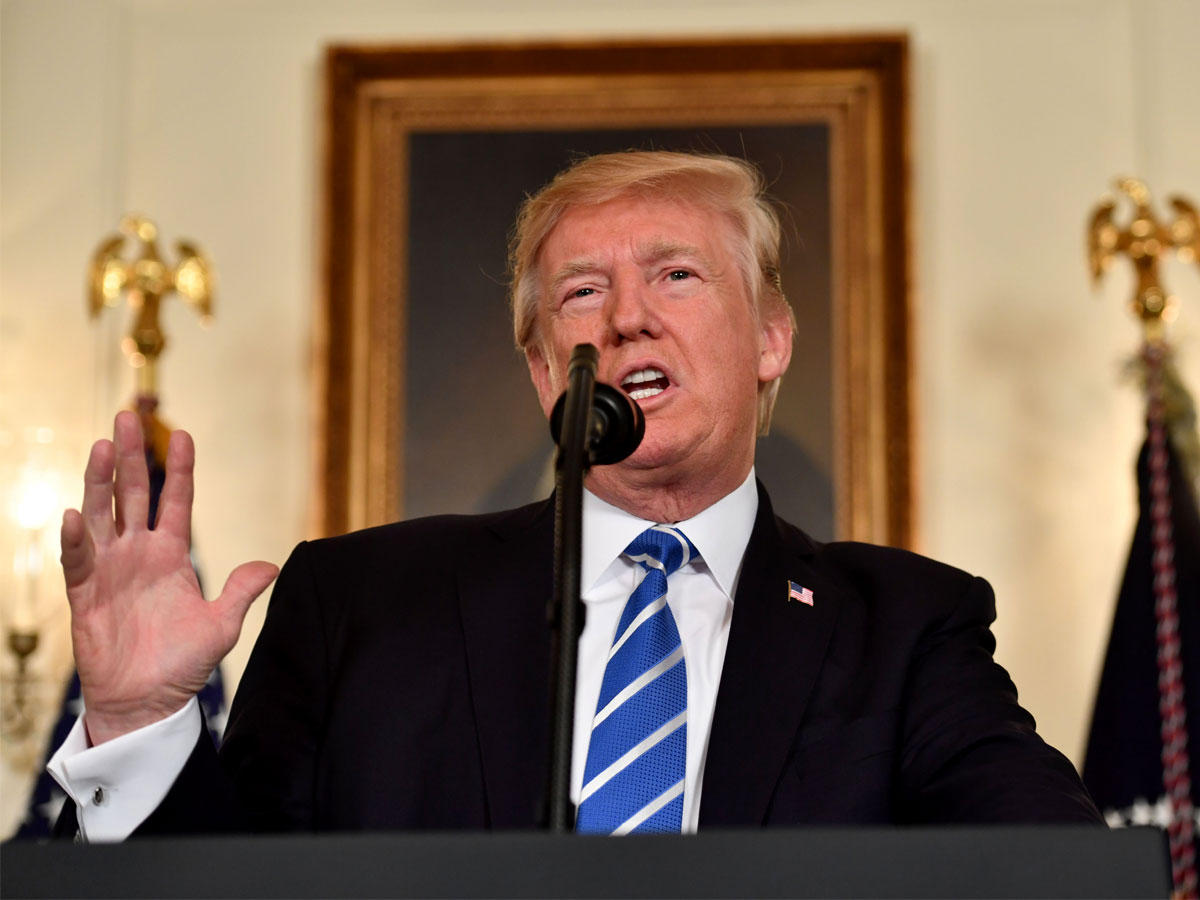 الرئيس الأميركي دونالد ترامب