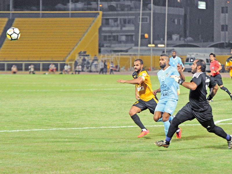 جانب من اللقاء السابق للقادسية والسالمية بالدوري