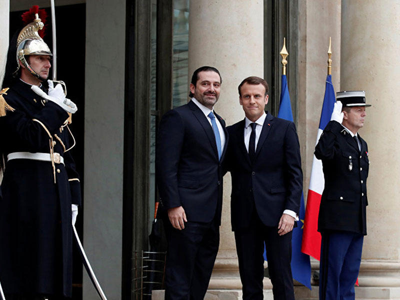 ماكرون يستقبل الحريري في باريس