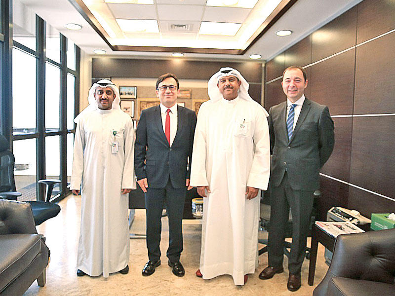 عبدالوهاب الرشود وأحمد السميط مع أحمد أرسلان