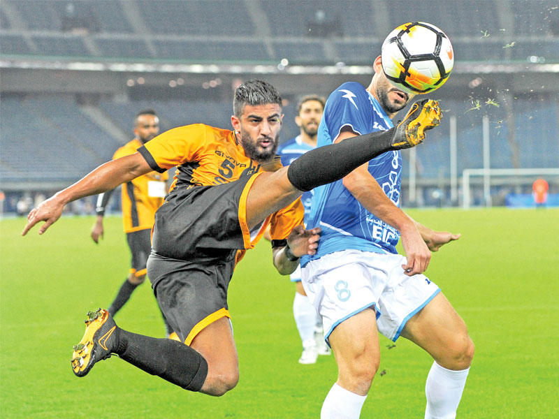 جانب من لقاء القادسية والسالمية (تصوير نوفل إبراهيم)