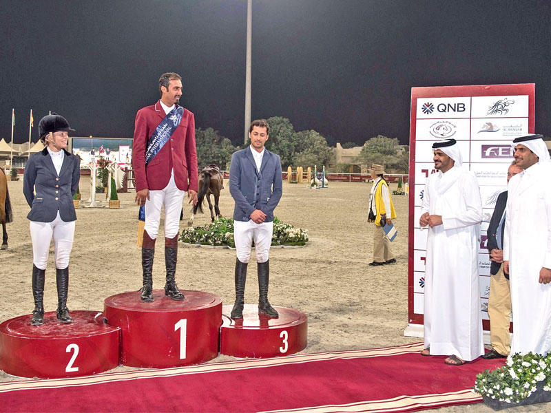 الخرافي على منصة التتويج