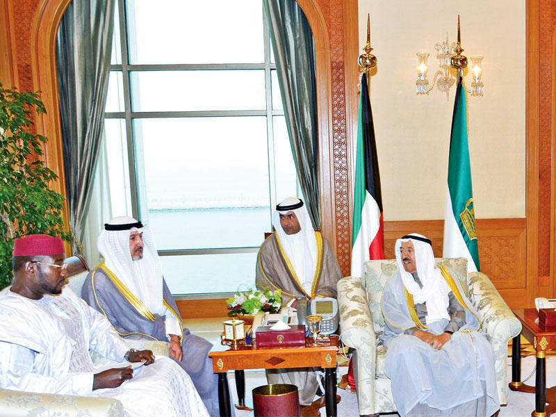 الأمير مستقبلاً وزير الخارجية النيجري