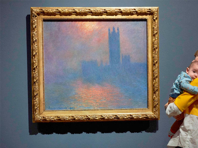 لوحة من مجلس النواب من قبل الفنان الفرنسي كلود مونيه