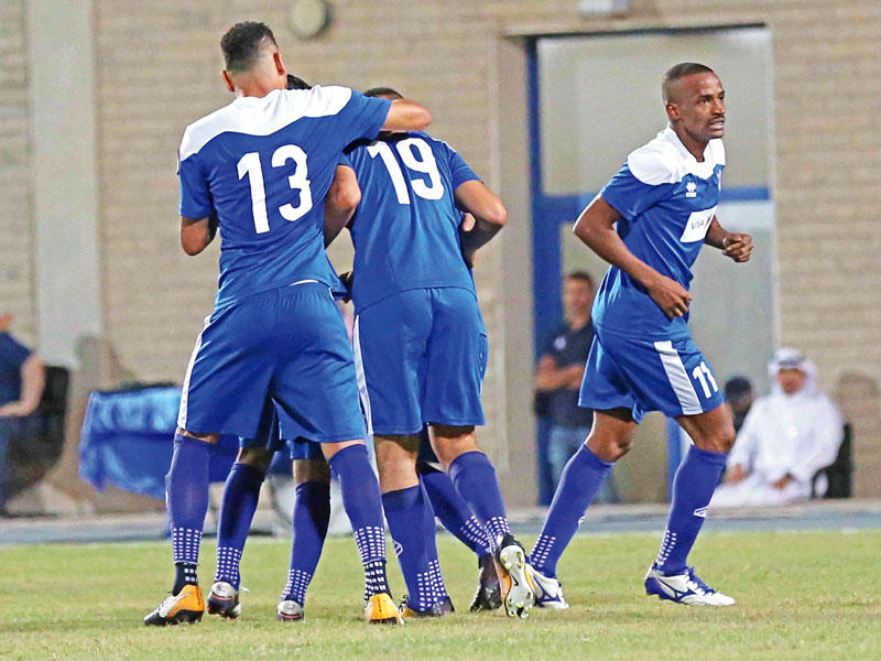 لاعبو التضامن في لقاء سابق أمام الجهراء