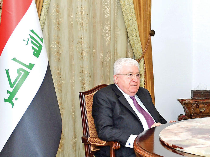  الرئيس العراقي فؤاد معصوم