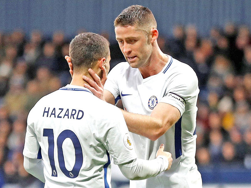 نجما تشلسي كاهيل وهازارد