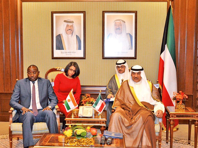 الخالد مستقبلاً نظيره النيجري