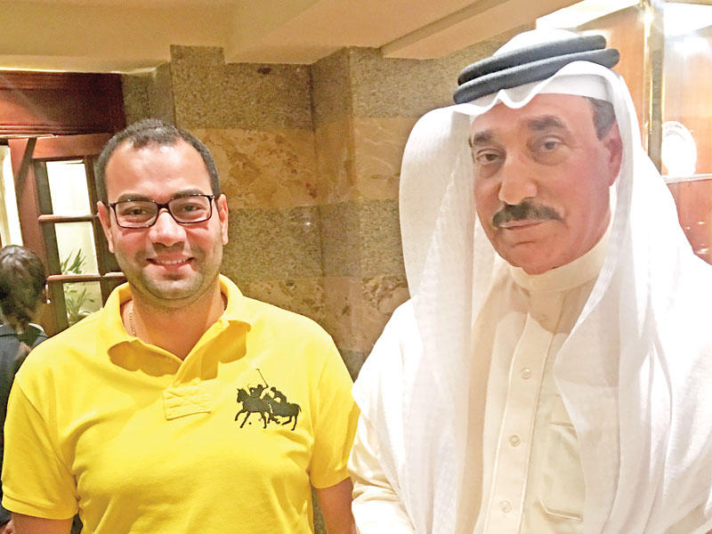 جميل حميدان والزميل جورج عاطف