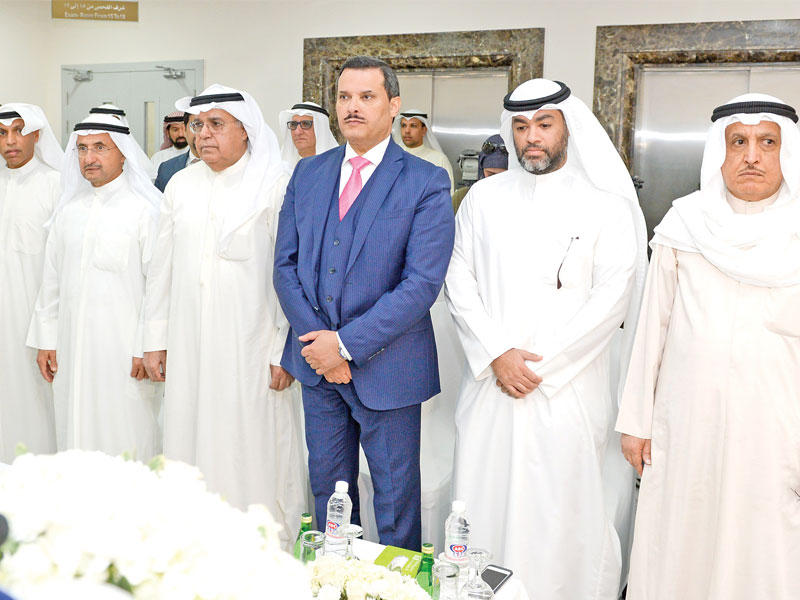 الحربي خلال افتتاح مركز «الدخان»t(تصوير نوفل إبراهيم)