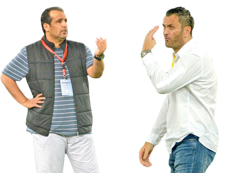  مدرب القادسية داليبور - مدرب النصر ظاهر العدواني