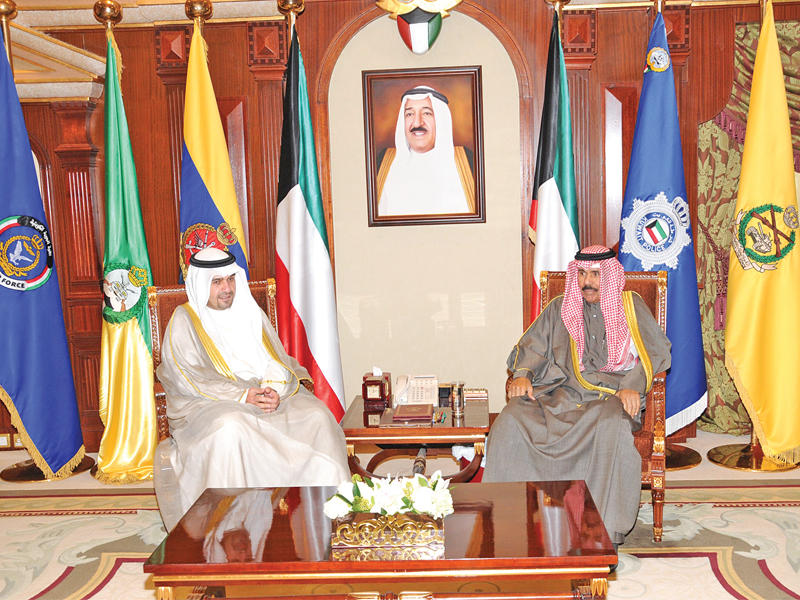 ولي العهد مستقبلاً أنس الصالح أمس