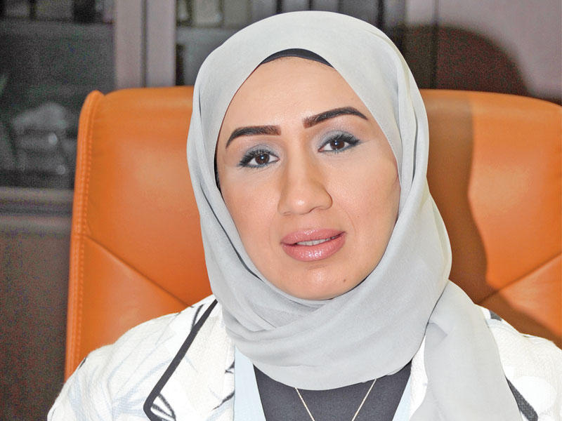 مديرة إدارة الجمعيات الخيرية والمبرات  في وزارة الشؤون الاجتماعية منيرة الكندري