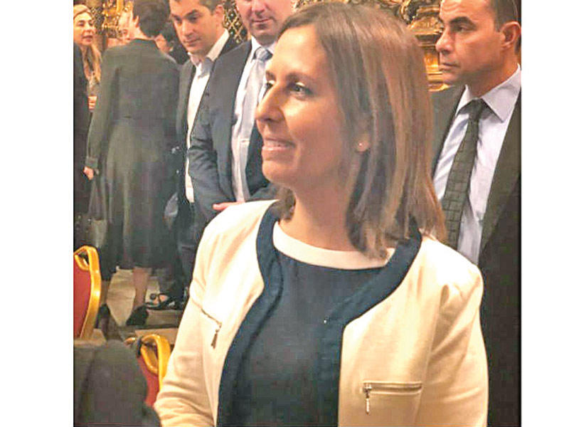 جملئيل خلال مشاركتها بمؤتمر القاهرة