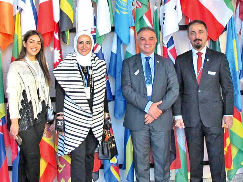 الوفد المشارك في المؤتمر