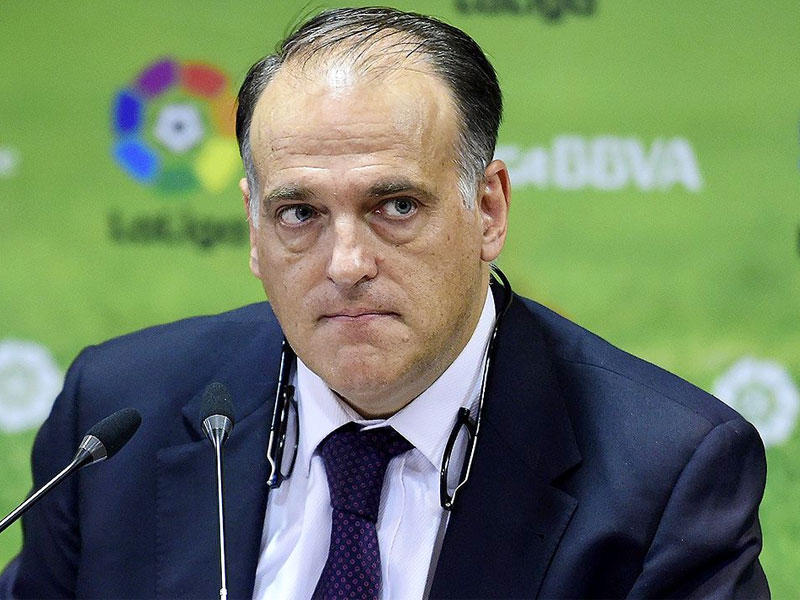  رئيس رابطة الدوري الإسباني لكرة القدم  خابيير تيباس