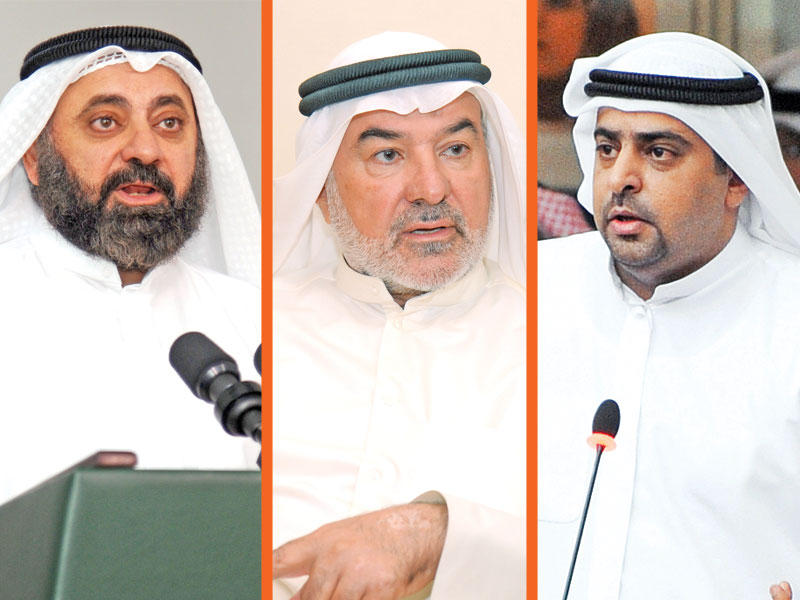 راكان النصف و صالح عاشور و وليد الطبطبائي