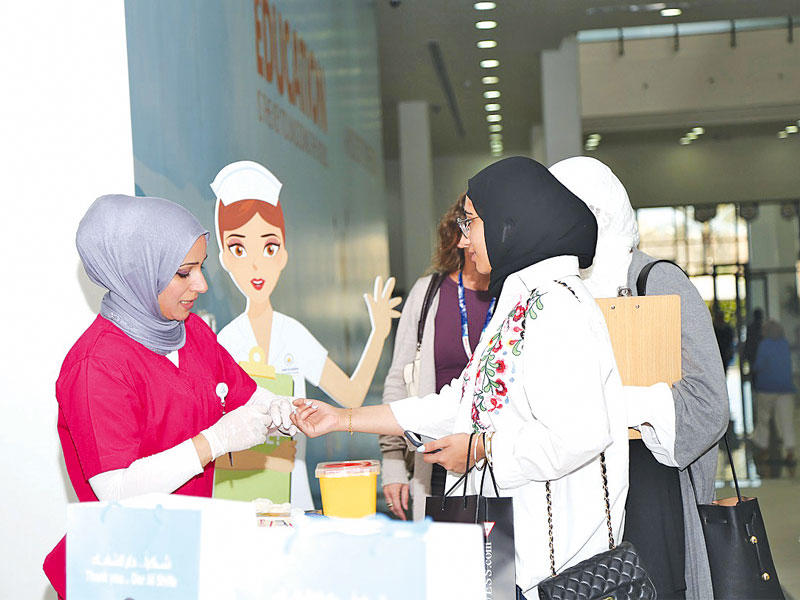 جانب من فحص السكري