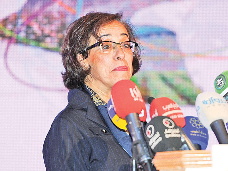 الممثلة لبرنامج الأمم المتحدة الإنمائي في الكويت زينب بنجلون
