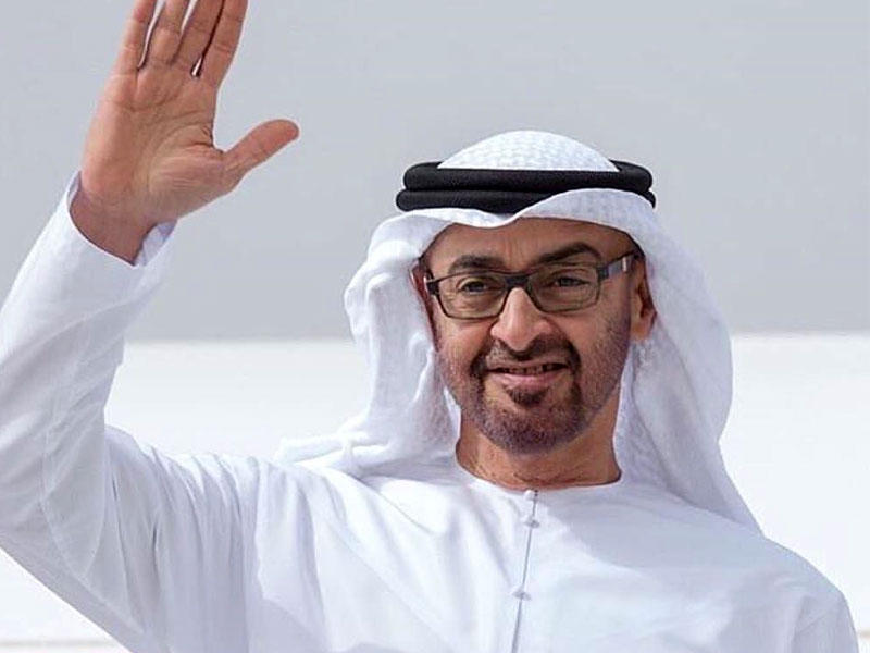 ولي عهد أبوظبي نائب القائد الأعلى للقوات المسلحة في دولة الإمارات الشيخ محمد بن زايد آل نهيان