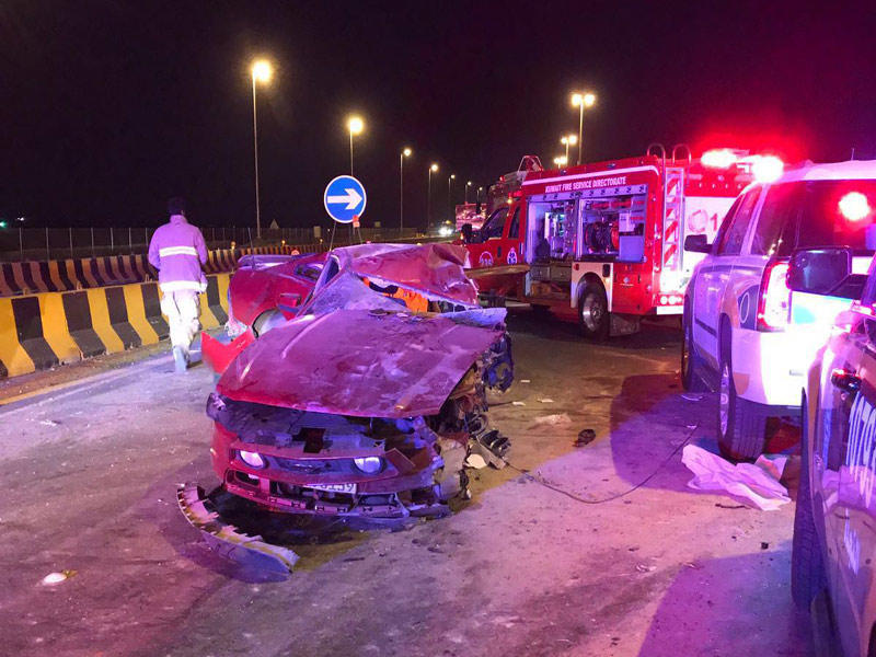 حادث طريق الدائري السابع