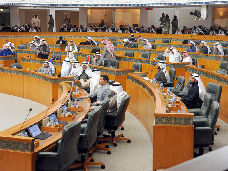 جانب من الجلسة الخاصة لمجلس الأمة    (تصوير عبدالله الخلف)