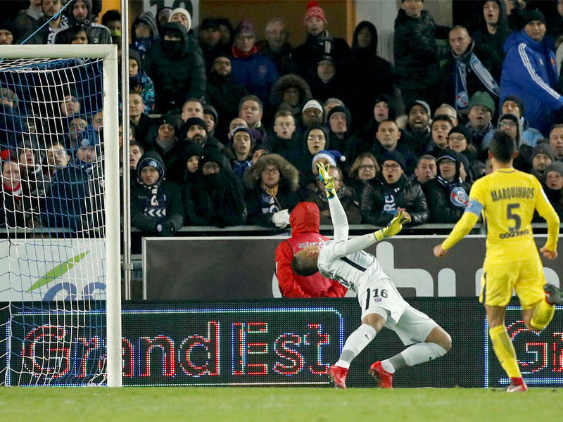 هدف ستراسبورغ الثاني في مرمى سان جرمان