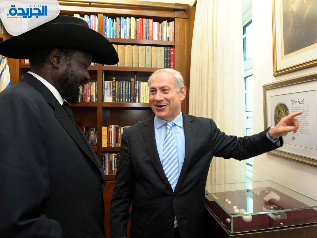 رئيس جنوب السودان سالفا كير ونتنياهو (أرشيف)