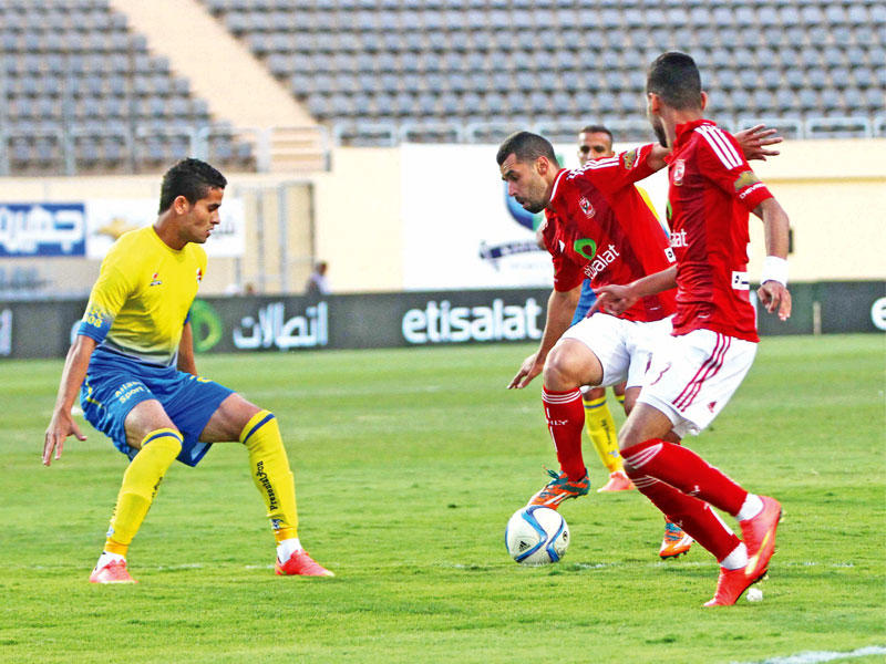 جانب من لقاء سابق بين الأهلي والأسيوطي