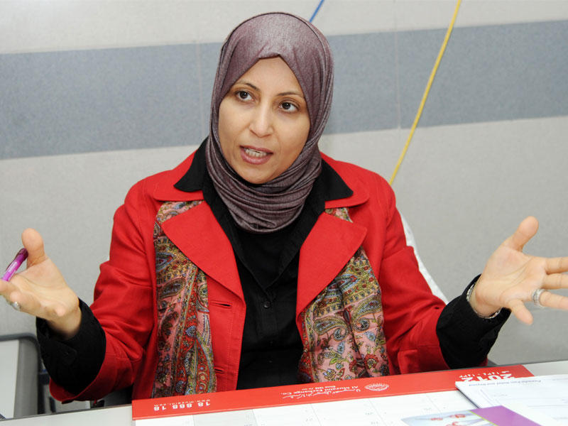  رئيسة الرابطة استشارية الروماتيزم د. أديبة الحرز 