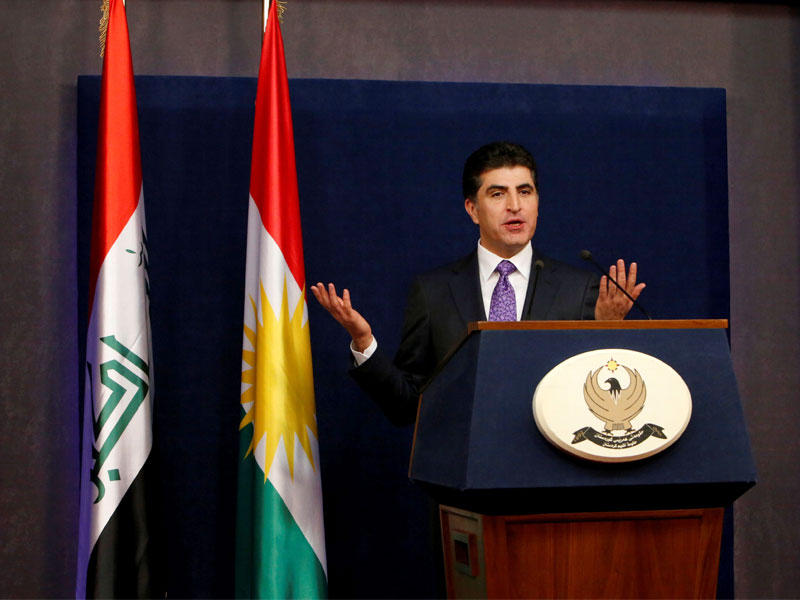 رئيس حكومة إقليم كردستان العراق نيجيرفان البارزاني