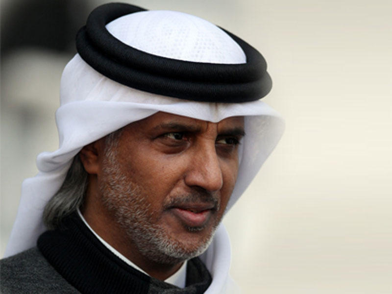 رئيس الاتحادين القطري والخليجي لكرة القدم الشيخ حمد بن خليفة آل ثاني