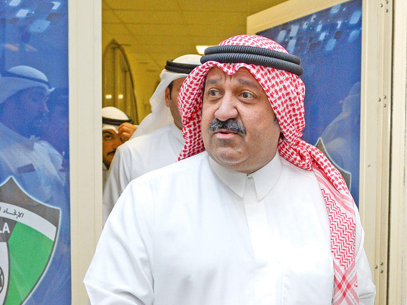  رئيس الاتحاد الكويتي لكرة القدم الشيخ أحمد اليوسف