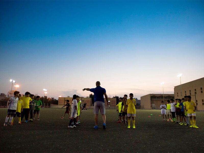 تدريبات الطلبه في مشروع «عيالنا أملنا» 