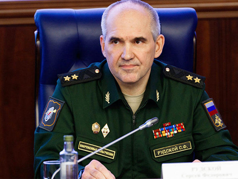 الجنرال كولونيل سيرغي رودسكوي المسؤول عن إدارة عمليات القيادة العامة للجيش الروسي